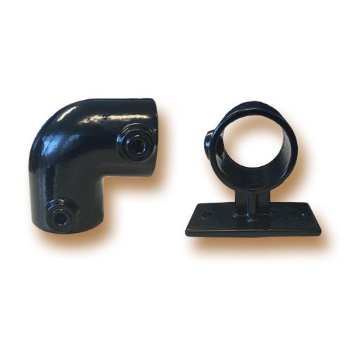 Clamps 48 mm black